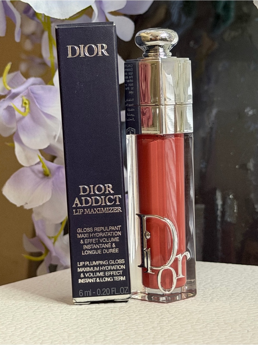 009-Dior Addict Lip Maximizer Gloss — 009 Intense Rosewood- New Version